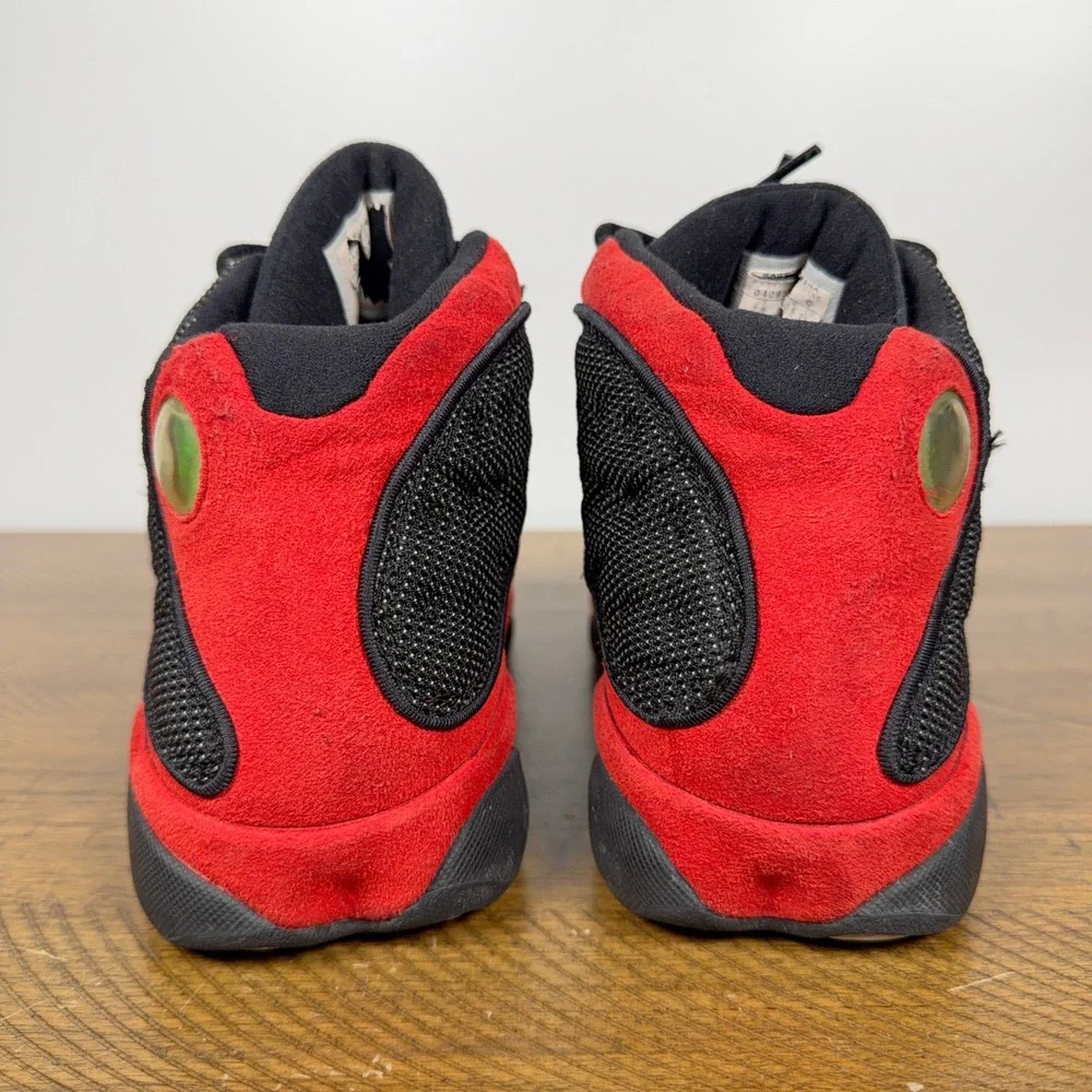 Jordan 13 Retro Shoes Mens 7.5 Womens 9 Black Red Bred Basketball Sneakers 2004